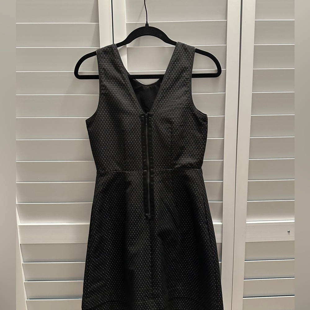 Madewell Day to Night Dress : Black and Gold.